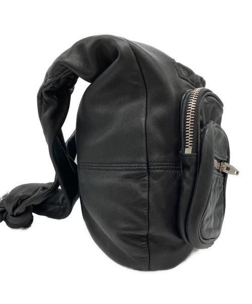 ALEXANDER WANG（アレキサンダー・ワン）ALEXANDER WANG (アレキサンダー・ワン) レザーワンショルダーバッグ ブラックの古着・服飾アイテム