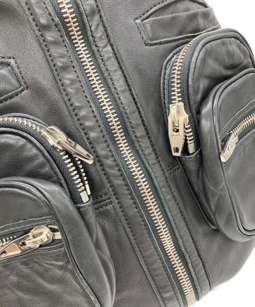 ALEXANDER WANG（アレキサンダー・ワン）ALEXANDER WANG (アレキサンダー・ワン) レザーワンショルダーバッグ ブラックの古着・服飾アイテム