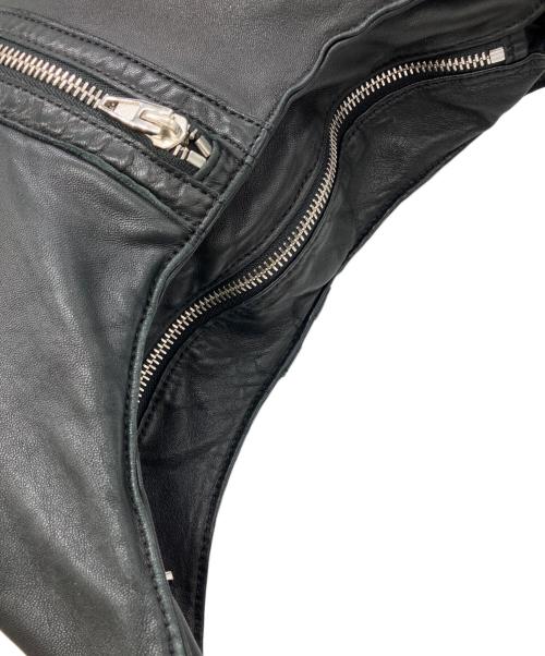 ALEXANDER WANG（アレキサンダー・ワン）ALEXANDER WANG (アレキサンダー・ワン) レザーワンショルダーバッグ ブラックの古着・服飾アイテム