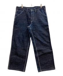 SAMURAI JEANS（サムライジーンズ）の古着「ヒッコリーペインターパンツ」｜インディゴ