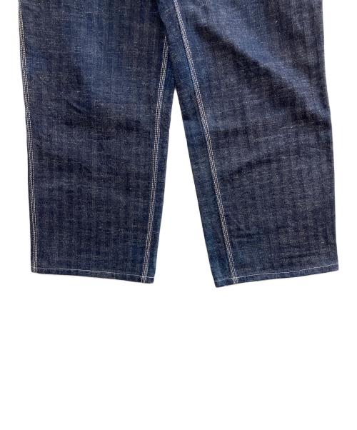 SAMURAI JEANS（サムライジーンズ）SAMURAI JEANS (サムライジーンズ) ヒッコリーペインターパンツ インディゴ サイズ:38の古着・服飾アイテム