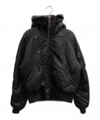 AVIREXアヴィレックス）の古着「N-2B COMMERCIALフライトジャケット」｜ブラック