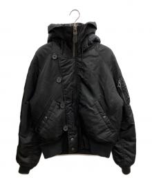 AVIREX（アヴィレックス）の古着「N-2B COMMERCIALフライトジャケット」｜ブラック