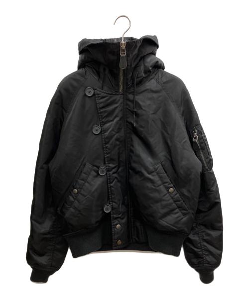 AVIREX（アヴィレックス）AVIREX (アヴィレックス) N-2B COMMERCIALフライトジャケット ブラック サイズ:Mの古着・服飾アイテム
