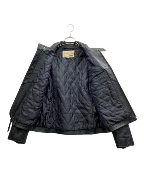 AVIREX（アヴィレックス）AVIREX (アヴィレックス) COW SINGLE RIDERS ネイビー サイズ:Mの古着・服飾アイテム