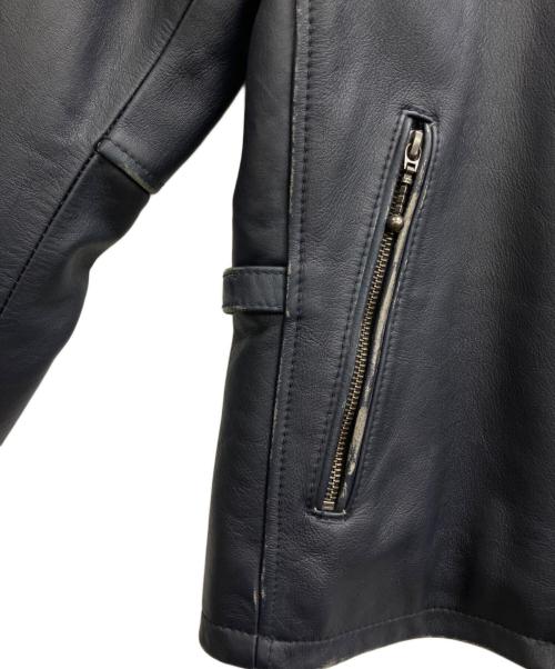 AVIREX（アヴィレックス）AVIREX (アヴィレックス) COW SINGLE RIDERS ネイビー サイズ:Mの古着・服飾アイテム