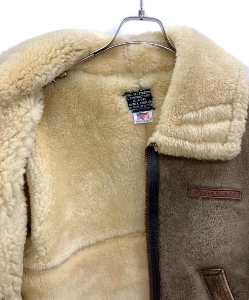 AVIREX（アヴィレックス）AVIREX (アヴィレックス) B-3ジャケット ブラウン サイズ:SIZE 36の古着・服飾アイテム
