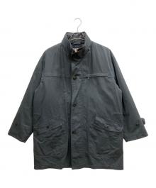 Burberry's（バーバリーズ）の古着「ノバチェックライナー付きステンカラーコート」｜グレー