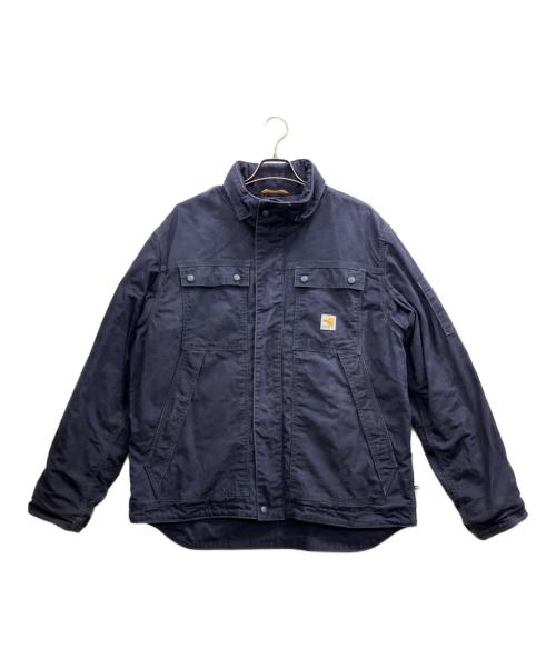 CarHartt（カーハート）CarHartt (カーハート) フルスイングジャケット ネイビー サイズ:Lの古着・服飾アイテム