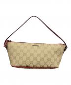 GUCCIグッチ）の古着「ハンドポーチ」｜ベージュ