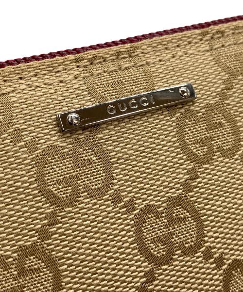 GUCCI（グッチ）GUCCI (グッチ) ハンドポーチ ベージュの古着・服飾アイテム
