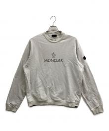 MONCLER（モンクレール）の古着「MAGLIA GIROCOLLO スウェット」｜ホワイト