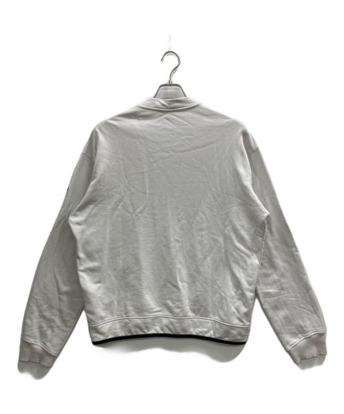 MONCLER（モンクレール）MONCLER (モンクレール) MAGLIA GIROCOLLO スウェット ホワイト サイズ:Mの古着・服飾アイテム
