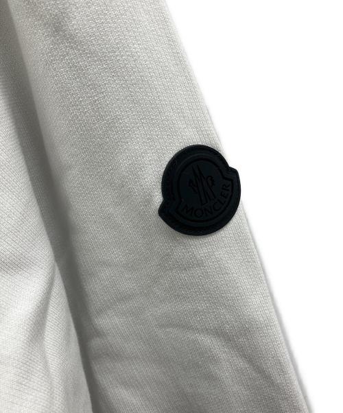 MONCLER（モンクレール）MONCLER (モンクレール) MAGLIA GIROCOLLO スウェット ホワイト サイズ:Mの古着・服飾アイテム