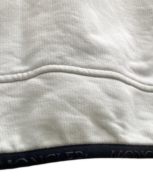 MONCLER（モンクレール）MONCLER (モンクレール) MAGLIA GIROCOLLO スウェット ホワイト サイズ:Mの古着・服飾アイテム
