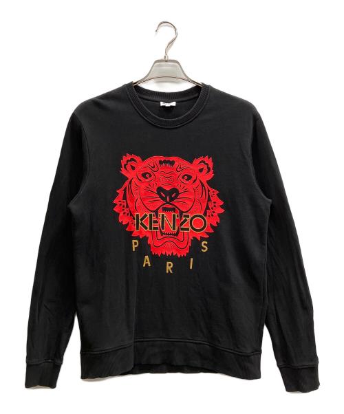 KENZO（ケンゾー）KENZO (ケンゾー) タイガープリントスウェット ブラック サイズ:Lの古着・服飾アイテム