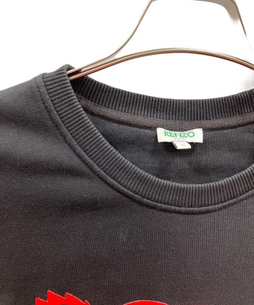 KENZO（ケンゾー）KENZO (ケンゾー) タイガープリントスウェット ブラック サイズ:Lの古着・服飾アイテム