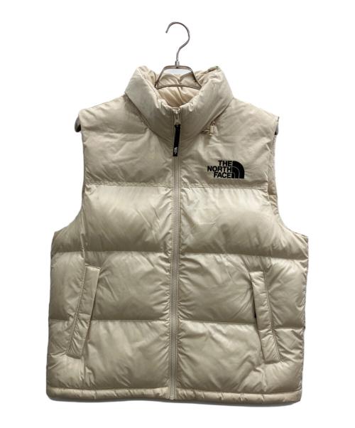 THE NORTH FACE（ザ ノース フェイス）THE NORTH FACE (ザ ノース フェイス) NUPTSE ON BALL VEST ベージュ サイズ:Lの古着・服飾アイテム