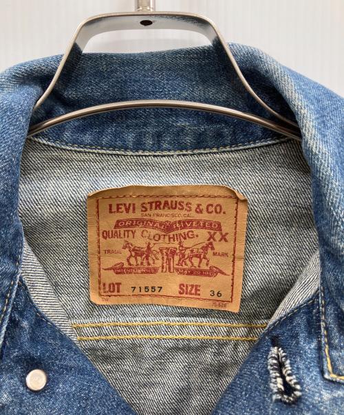LEVI'S（リーバイス）LEVI'S (リーバイス) 復刻3rdデニムジャケット ブルー サイズ:36の古着・服飾アイテム