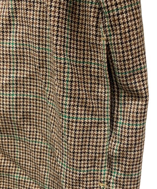 CARUSO（カルーゾ）CARUSO (カルーゾ) UNITED ARROWS & SONS (ユナイテッドアローズ＆サンズ) 別注ウールチェックシャツ ブラウン サイズ:2の古着・服飾アイテム