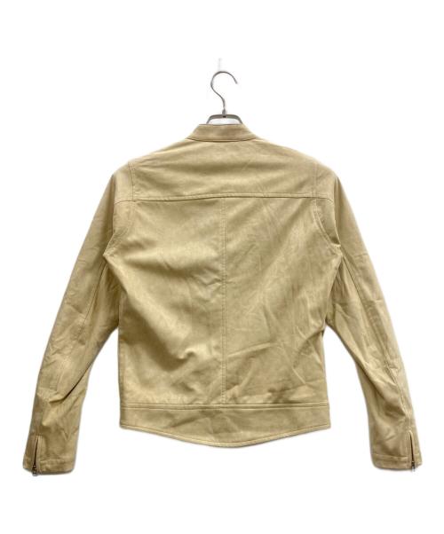 CCP（シ－シ－ピ－）CCP (シ－シ－ピ－) ライダースジャケット ベージュ サイズ:Sの古着・服飾アイテム
