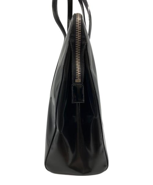 PRADA（プラダ）PRADA (プラダ) パテントレザートートバッグ ブラックの古着・服飾アイテム