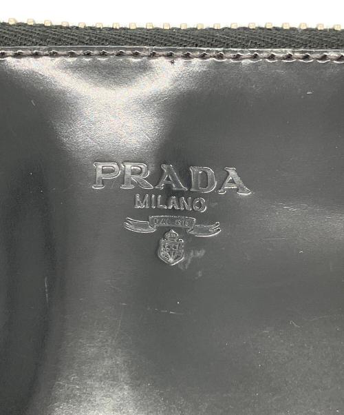 PRADA（プラダ）PRADA (プラダ) パテントレザートートバッグ ブラックの古着・服飾アイテム