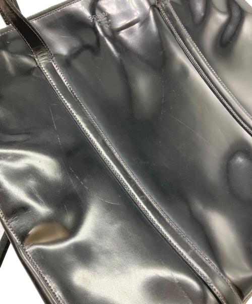 PRADA（プラダ）PRADA (プラダ) パテントレザートートバッグ ブラックの古着・服飾アイテム