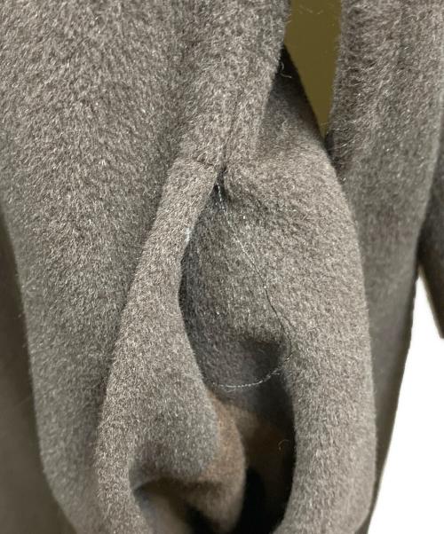 MaxMara（マックスマーラ）MaxMara (マックスマーラ) ウールアンゴラトレンチコート ブラウン サイズ:40の古着・服飾アイテム
