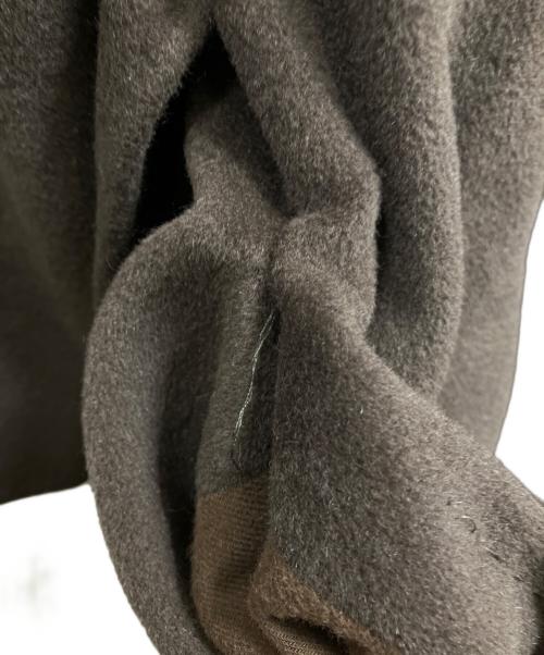 MaxMara（マックスマーラ）MaxMara (マックスマーラ) ウールアンゴラトレンチコート ブラウン サイズ:40の古着・服飾アイテム