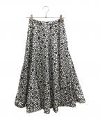 ROBE DE CHAMBRE COMME DES GARCONSローブドシャンブル コムデギャルソン）の古着「花柄スカート」｜ホワイト