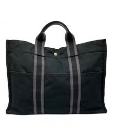 HERMES（エルメス）の古着「フルートゥMMトートバッグ」｜ブラック