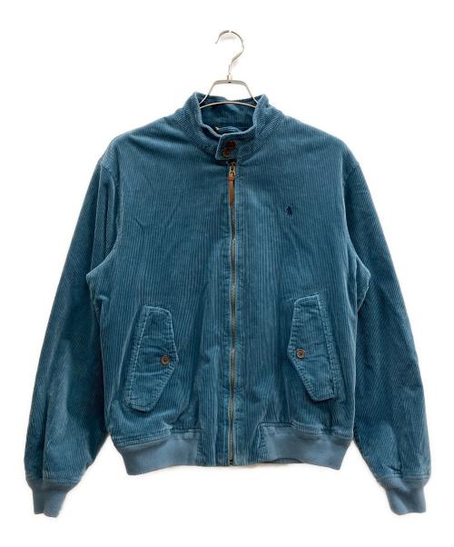 POLO RALPH LAUREN（ポロ・ラルフローレン）POLO RALPH LAUREN (ポロ・ラルフローレン) コーデュロイハリントンジャケット ブルー サイズ:Mの古着・服飾アイテム