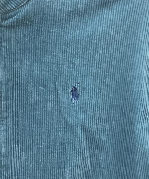 POLO RALPH LAUREN（ポロ・ラルフローレン）POLO RALPH LAUREN (ポロ・ラルフローレン) コーデュロイハリントンジャケット ブルー サイズ:Mの古着・服飾アイテム