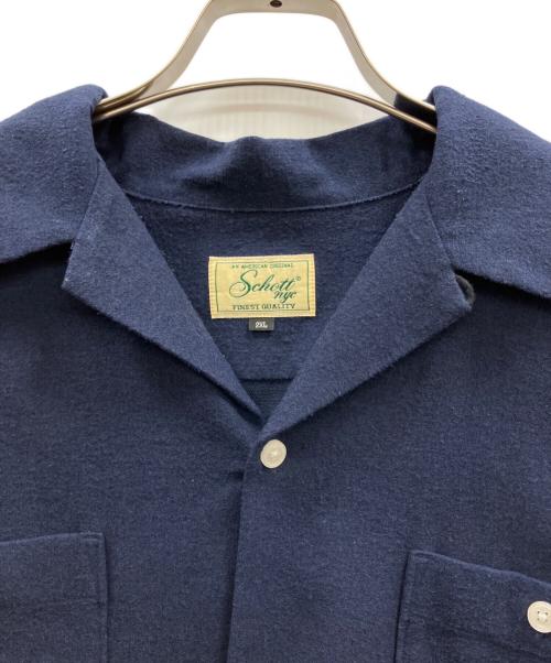 Schott（ショット）Schott (ショット) HV SHIRT PLAIN ネイビー サイズ:XXLの古着・服飾アイテム