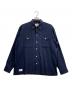 Schott（ショット）の古着「HV SHIRT PLAIN」｜ネイビー