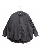 Graphpaperグラフペーパー）の古着「Oxford Oversized B.D Shirt」｜グレー