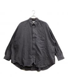 Graphpaper（グラフペーパー）の古着「Oxford Oversized B.D Shirt」｜グレー