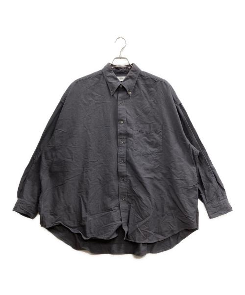 Graphpaper（グラフペーパー）Graphpaper (グラフペーパー) Oxford Oversized B.D Shirt グレー サイズ:O/S(One Size)の古着・服飾アイテム