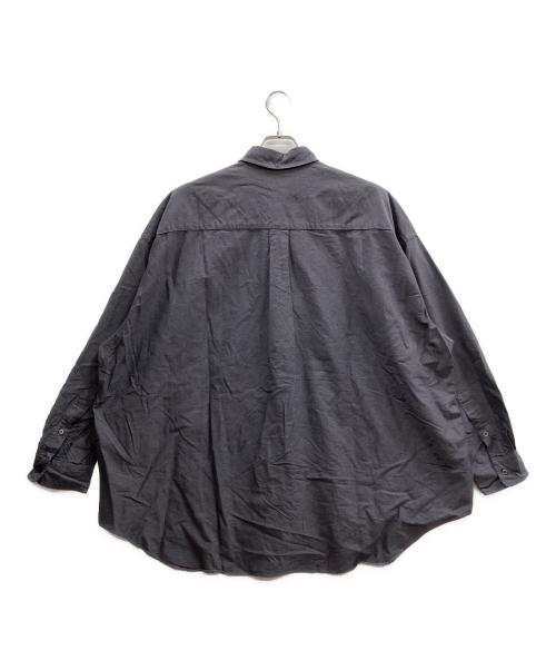 Graphpaper（グラフペーパー）Graphpaper (グラフペーパー) Oxford Oversized B.D Shirt グレー サイズ:O/S(One Size)の古着・服飾アイテム