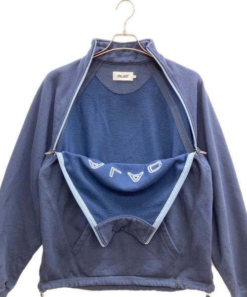 PALACE（パレス）PALACE (パレス) DOUBLE ZIP FUNNEL ネイビー サイズ:Sの古着・服飾アイテム