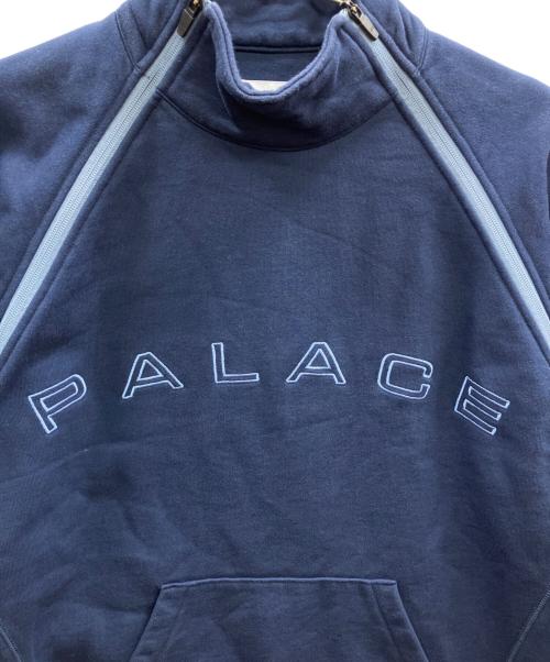 PALACE（パレス）PALACE (パレス) DOUBLE ZIP FUNNEL ネイビー サイズ:Sの古着・服飾アイテム