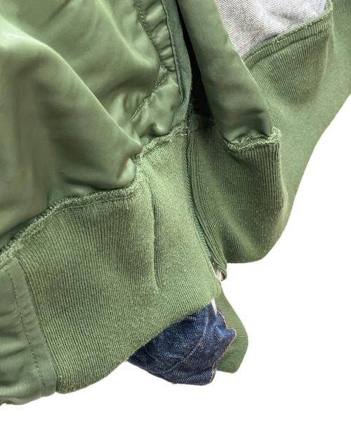 sacai（サカイ）sacai (サカイ) A.P.C. (アーペーセー) EIMI DENIM JACKET カーキ×インディゴ サイズ:XXSの古着・服飾アイテム