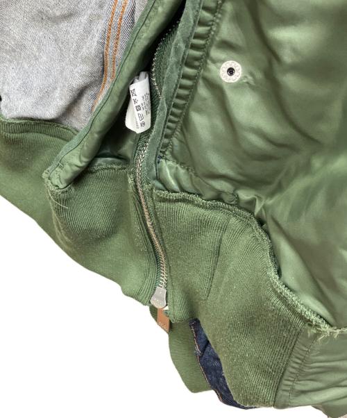sacai（サカイ）sacai (サカイ) A.P.C. (アーペーセー) EIMI DENIM JACKET カーキ×インディゴ サイズ:XXSの古着・服飾アイテム