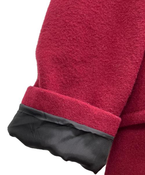Vivienne Westwood RED LABEL（ヴィヴィアンウエストウッドレッドレーベル）Vivienne Westwood RED LABEL (ヴィヴィアンウエストウッドレッドレーベル) オーブボタン丸襟ウールロングコート レッド サイズ:2の古着・服飾アイテム