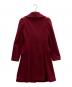 Vivienne Westwood RED LABEL (ヴィヴィアンウエストウッドレッドレーベル) オーブボタン丸襟ウールロングコート レッド サイズ:2：25000円