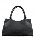 GUCCIグッチ）の古着「GGキャンバストートバッグ」｜ブラック