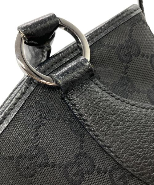 GUCCI（グッチ）GUCCI (グッチ) GGキャンバストートバッグ ブラックの古着・服飾アイテム