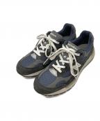 NEW BALANCEニューバランス）の古着「ローカットスニーカー」｜ネイビー