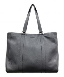 COACH（コーチ）の古着「ダブルハンドルトートバッグ」｜ネイビー